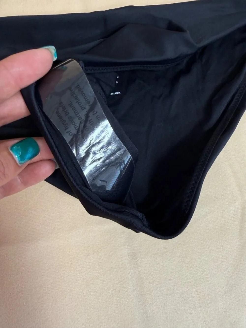 Quince Womens Black Bikini Set Size Small